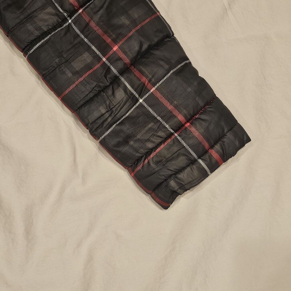 Lauren‎ Ralph Lauren Full Zip Puffer Jacket Plaid Black Womens Size M - Picture 7 of 16